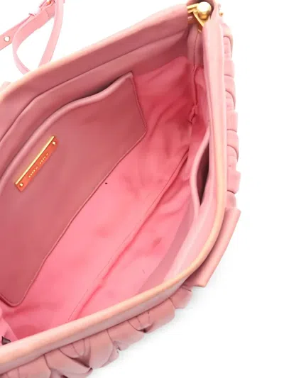 Pre-owned Miu Miu 2000 Matelasse Shoulder Bag In Pink
