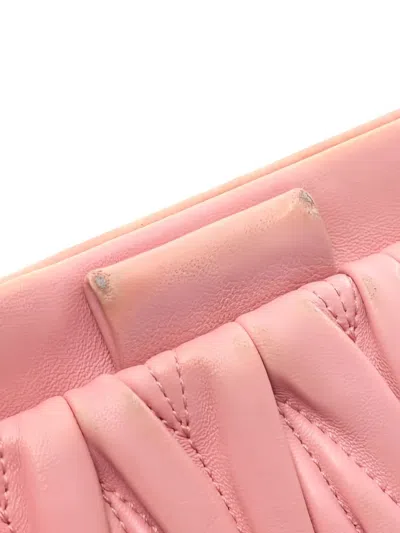 Pre-owned Miu Miu 2000 Matelasse Shoulder Bag In Pink