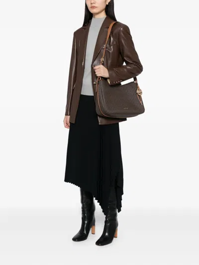 Michael Kors Medium Nolita Shoulder Bag In Brown