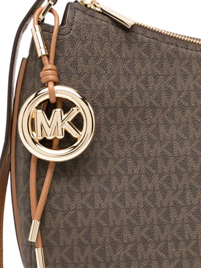 Michael Kors Medium Nolita Shoulder Bag In Brown
