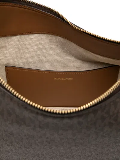 Michael Kors Medium Nolita Shoulder Bag In Brown