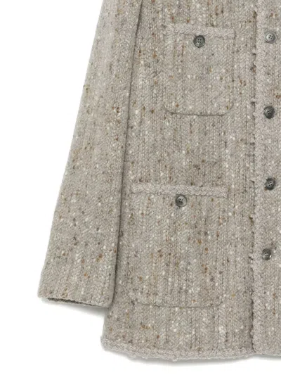 Jnby Loosed Coat In Gray