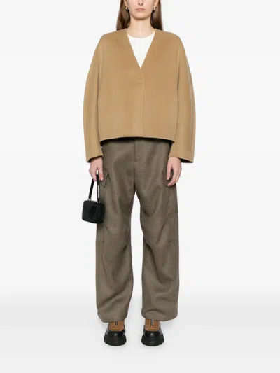 Jnby Wool Jacket In Neutral