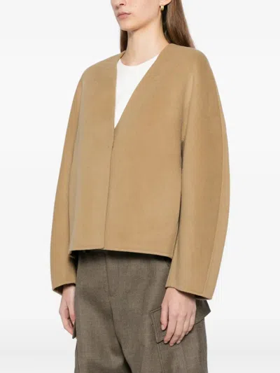 Jnby Wool Jacket In Neutral