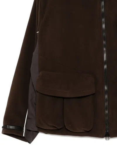 Croquis Loose Hooded Jacket In Brown