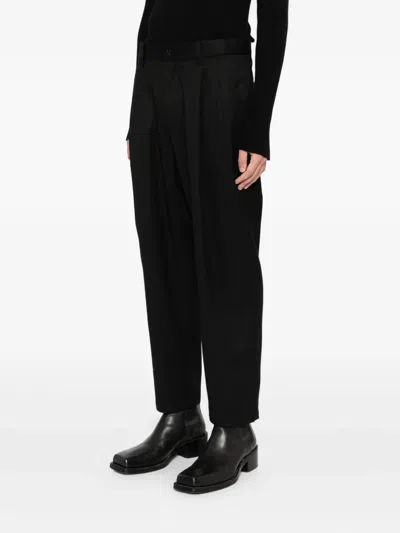 Croquis Tapered Trousers In Black