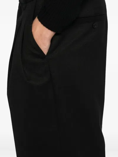 Croquis Tapered Trousers In Black