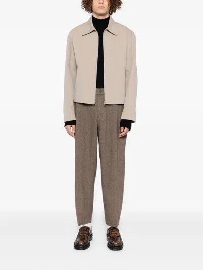 Croquis Wool Trousers In Brown