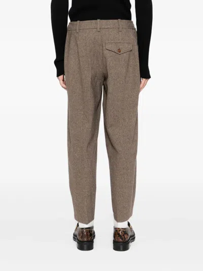 Croquis Wool Trousers In Brown
