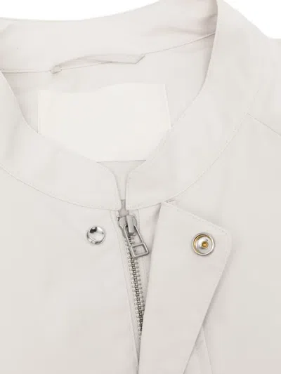 Croquis Loosed Goose Down Jacket In White