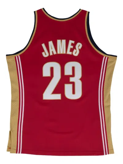 Mitchell & Ness Nba Cleveland Cavaliers Jersey In Red