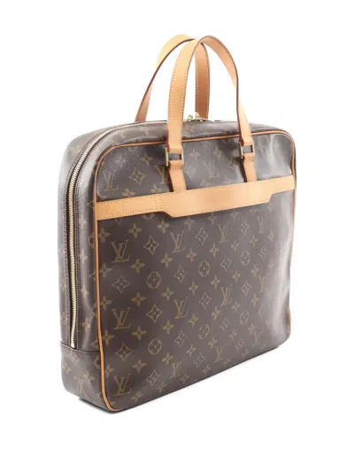Pre-owned Louis Vuitton Pegas Monogram Leather Briefcase In Brown