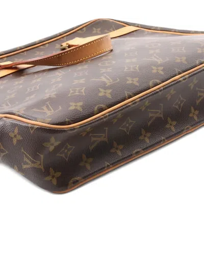 Pre-owned Louis Vuitton Pegas Monogram Leather Briefcase In Brown