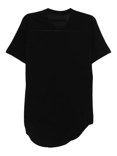Julius Round Hem T-shirt In Black