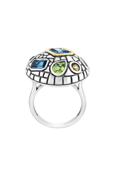 Effy Two-tone Semiprecious Stone Ring In Multi