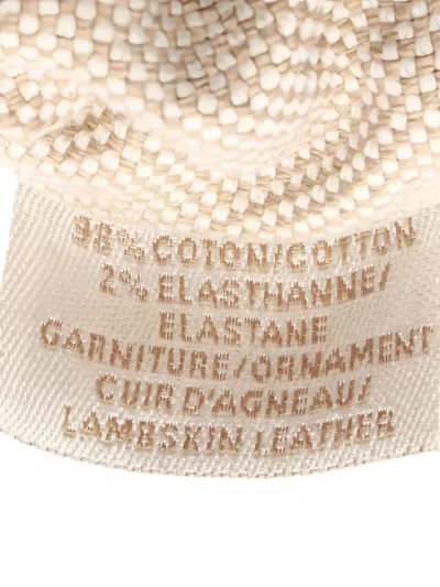 Pre-owned Hermes 2010s Claudia Scrunchie Hais Accessories In Neutral