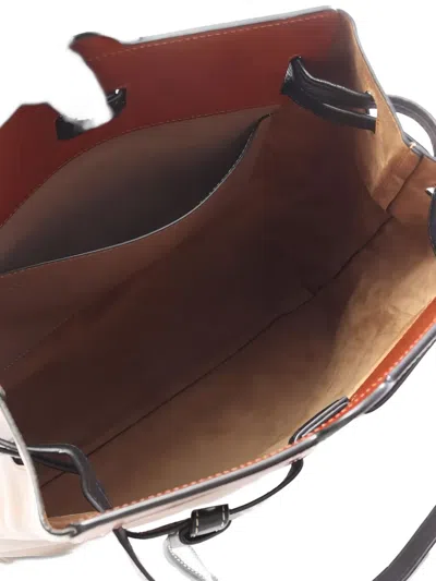 Pre-owned Loewe 2000s Lazo Shoulder-strap Tote Bag In Neutral