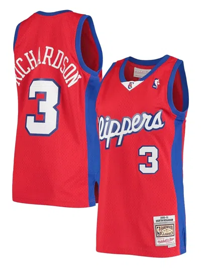 Mitchell & Ness Nba La Clippers Jersey In Red