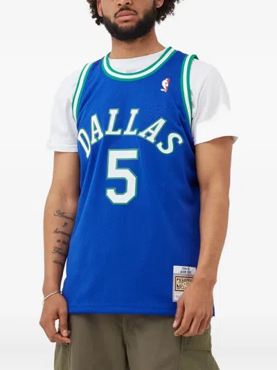 Mitchell & Ness Nba Dallas Mavericks Jersey In Blue