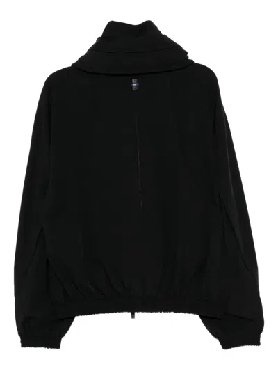 Ader Error Long-sleeved Zip-up Jacket In Black