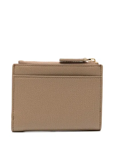 Agnès B. Leather Wallet In Brown