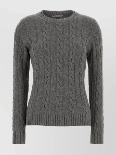 Gimaguas Grey Wool Blend Barid Sweater In Gray