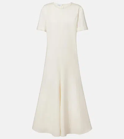 羊毛混纺中长连衣裙