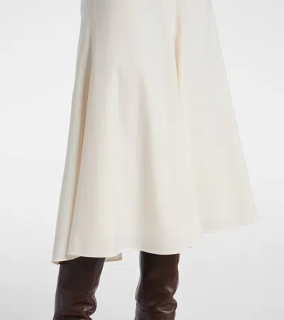 羊毛混纺中长连衣裙