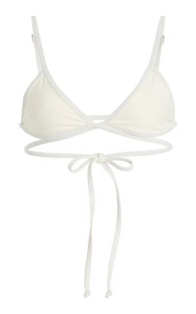 Mare Perpetua The Shade Bikini Top In White