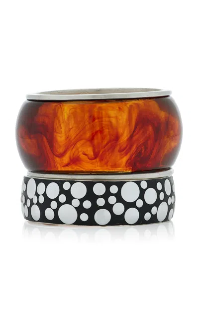 Ben-amun Exclusive Set-of-two Bangles In Brown