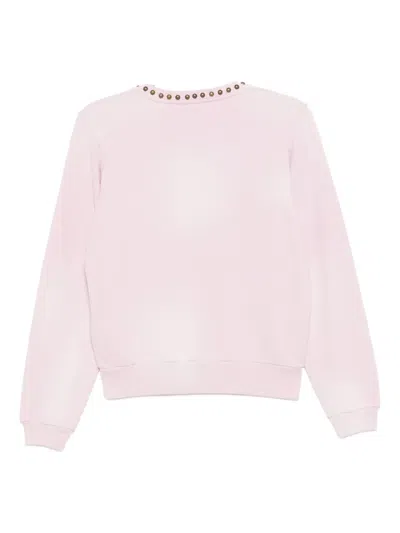 Mother The Camper Pullover Sweatshirt In Pink