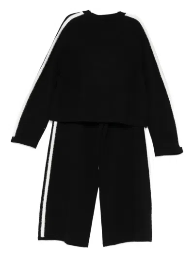Twinset Logo-detailing Tracksuit In Black