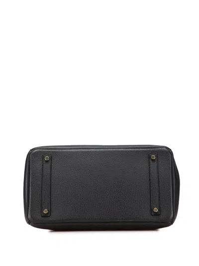 Pre-owned Hermes 2015 Togo Birkin Retourne 35 Handbag In Gray