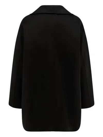 The Dynamis Studio Buttoned Coat In Black