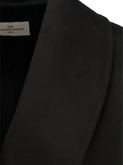 The Dynamis Studio Buttoned Coat In Black