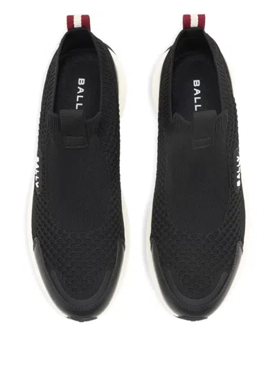 Bally Logo-patch Sneakers In Black