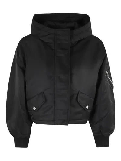 Stand Studio Matilda Forest Green Jacket In Black