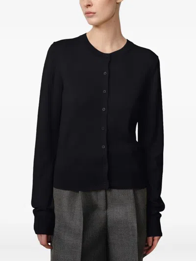 Herskind Button-down Cardigan In Black