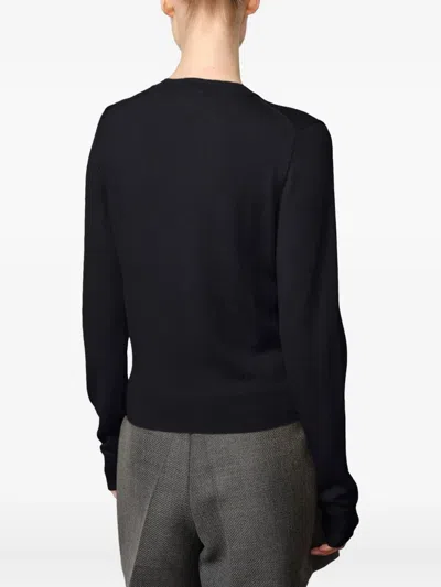 Herskind Button-down Cardigan In Black