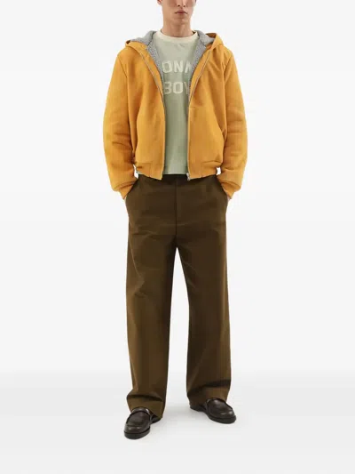 1989 Studio Hooded Zip-up Jacket In Yellow