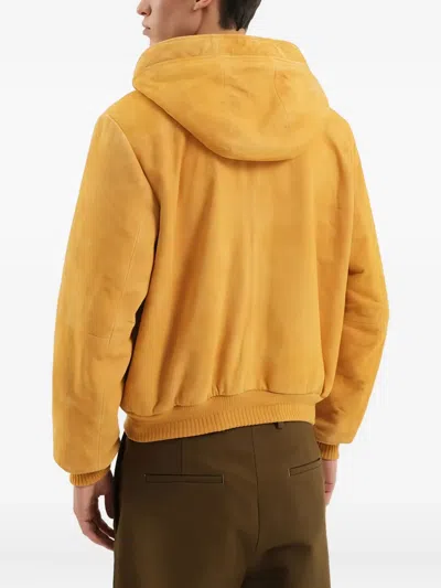 1989 Studio Hooded Zip-up Jacket In Yellow