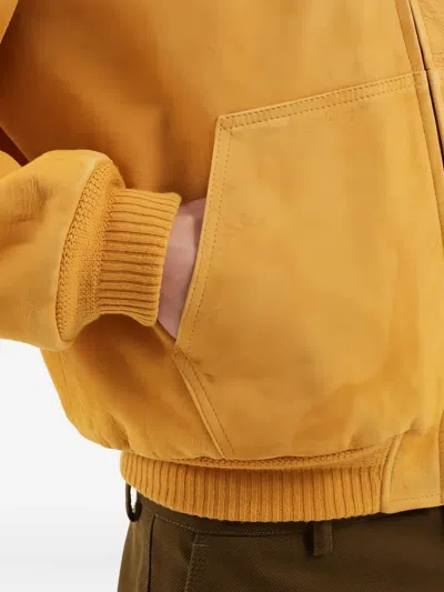 1989 Studio Hooded Zip-up Jacket In Yellow