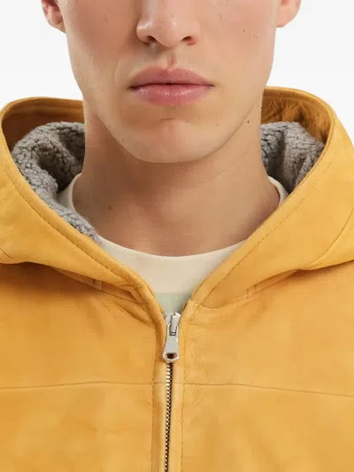 1989 Studio Hooded Zip-up Jacket In Yellow