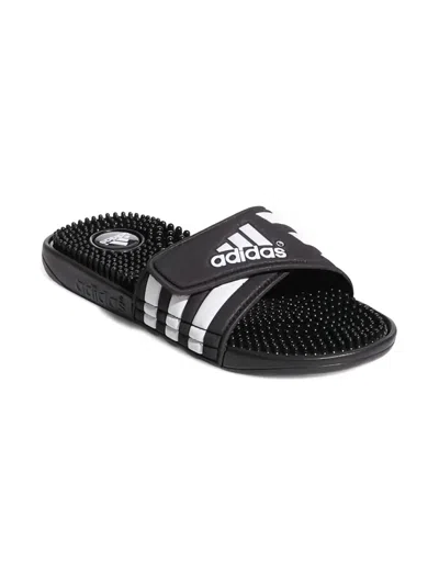 Adidas Originals 3-stripe Slides In Black