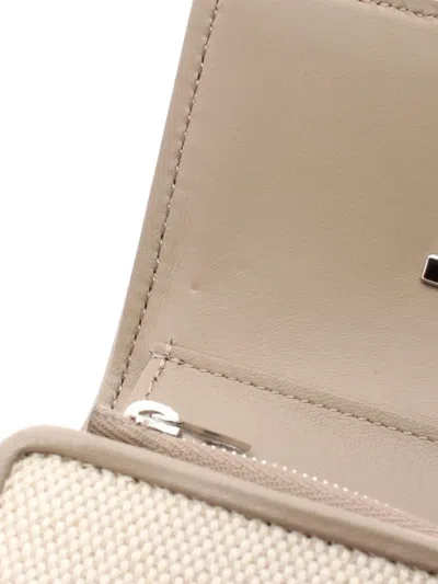 Pre-owned Louis Vuitton 2021-2025 Canvas Capucines Compact Trifold Wallet Small Wallets In Brown