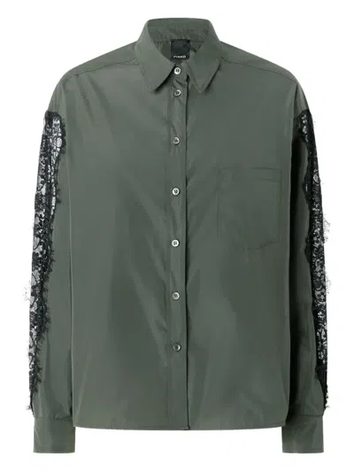 Pinko Shirts Verde Siccomoro In Green