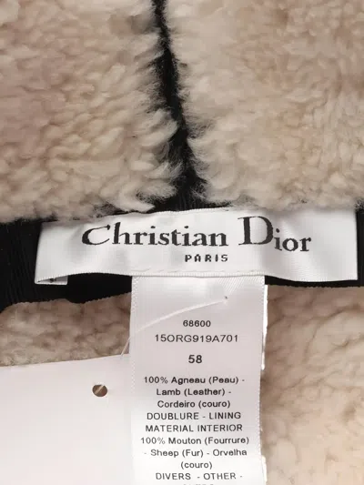 Pre-owned Dior 羊皮棒球帽（2020年代典藏款） In Black