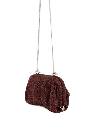 Benedetta Bruzziches Benendetta Bruzziches Venus La Petite Clutch In Burgundy