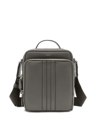 Bally Mythos Zip Leather Shoulder Bag In Green