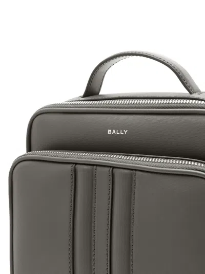 Bally Mythos Zip Leather Shoulder Bag In Green